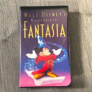 disney fantasia vintage vhs tape